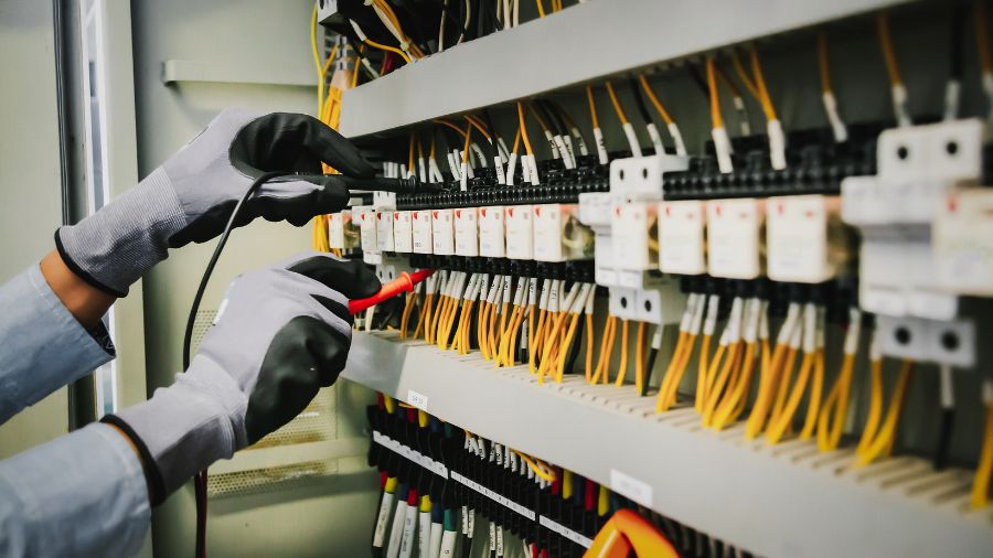 Licensed electrician providing safe and reliable electrical services