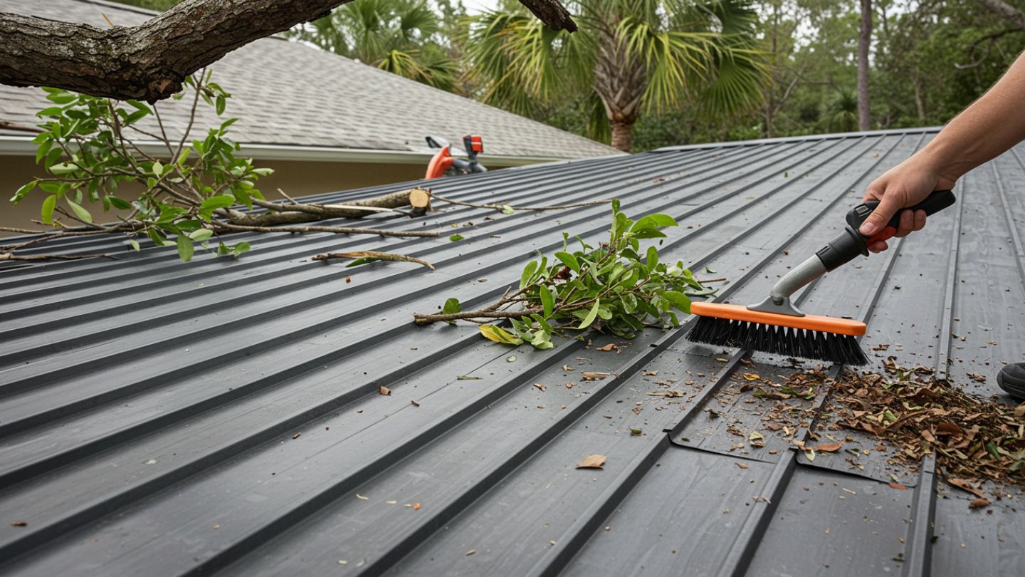 Annual roof maintenance calendar for standing seam metal roofs with inspection reminders