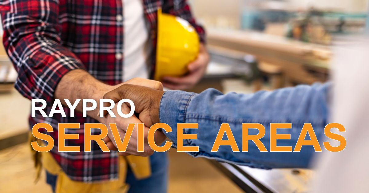 RayPro Service Areas