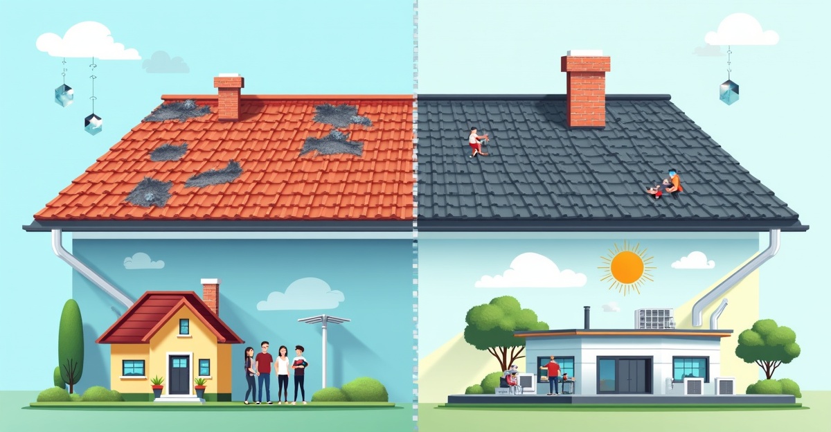 roof repair vs replacement