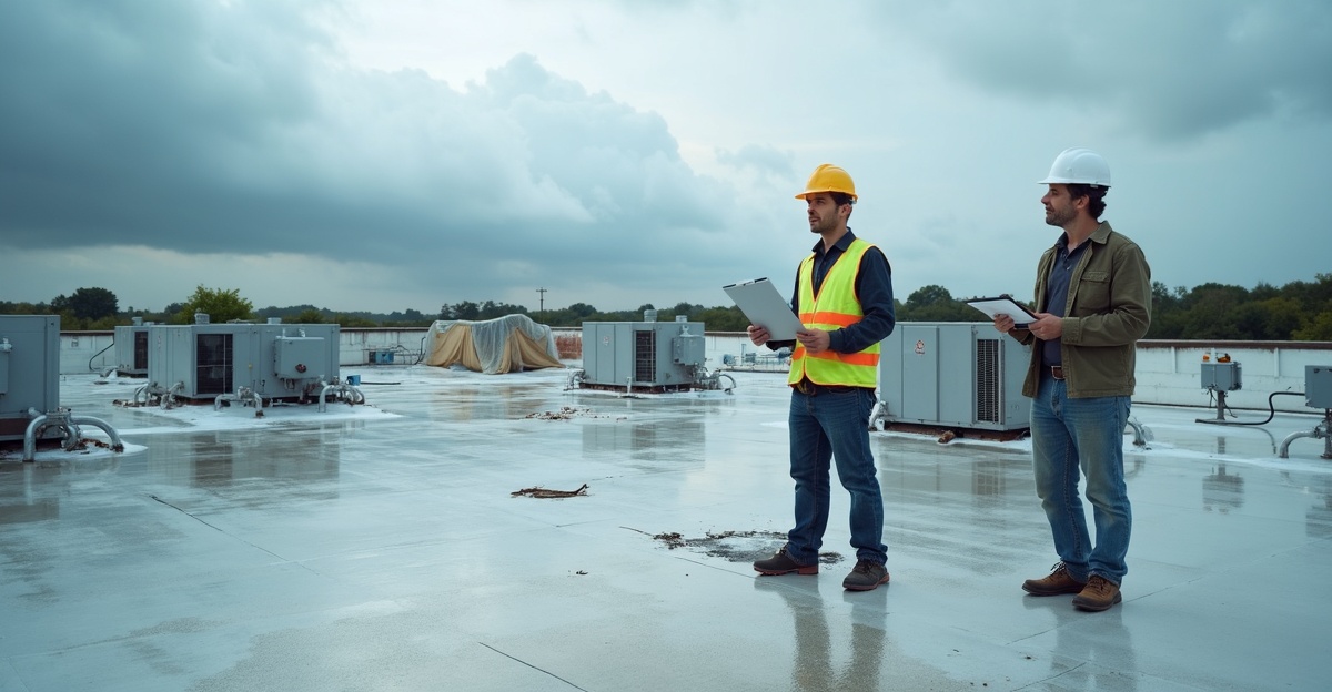 commercial roof storm damage