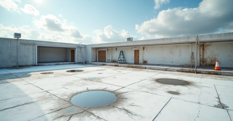 failing commercial roof signs