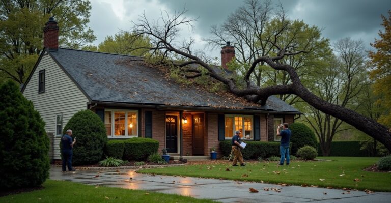 roof damage from trees