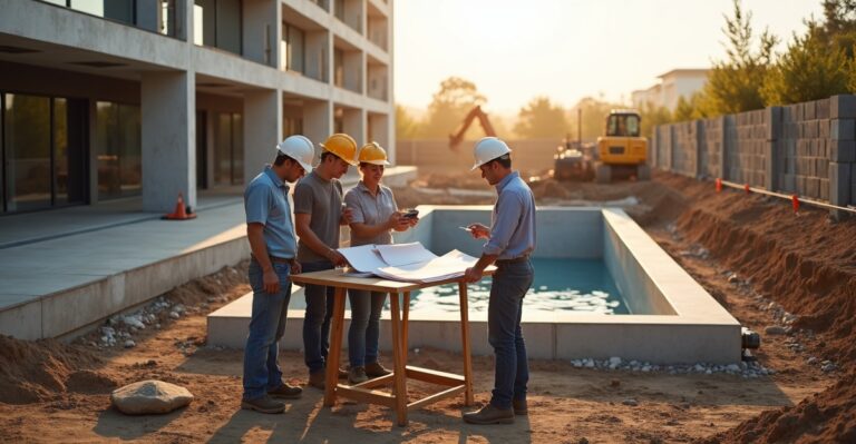 commercial pool construction