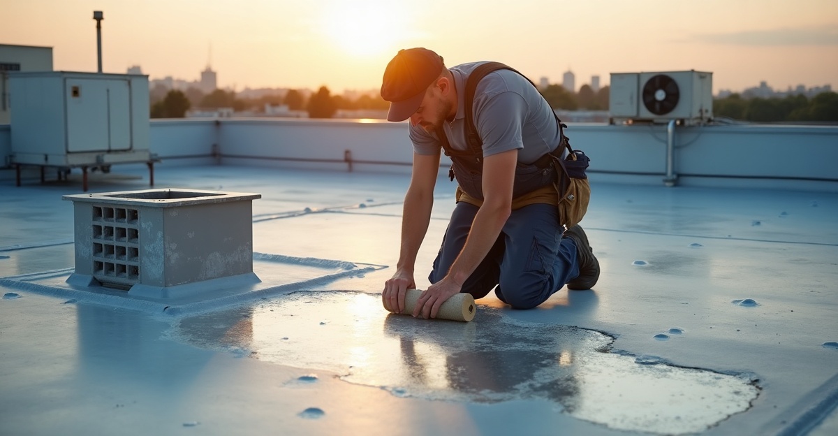 does aluminum roof coating stop leaks