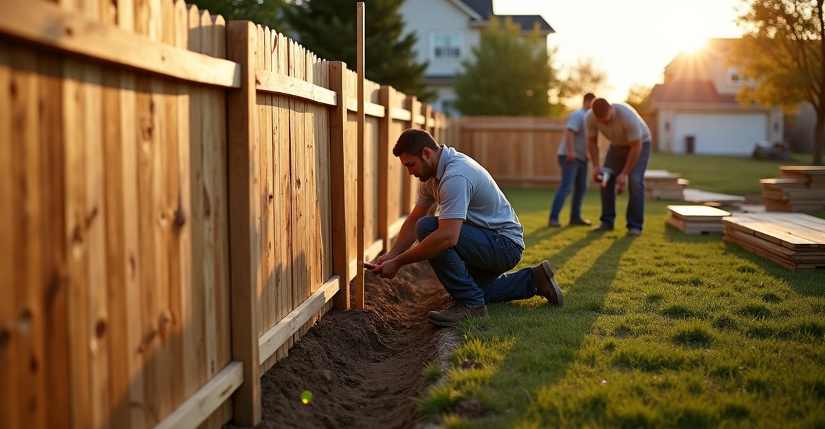 fence installation process