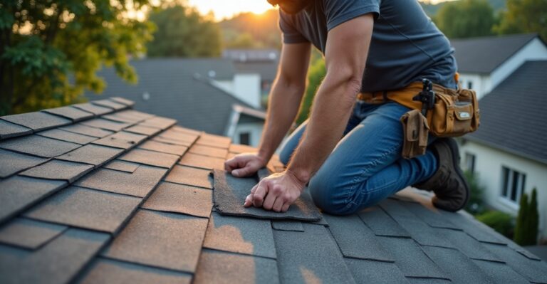 how to replace missing shingles